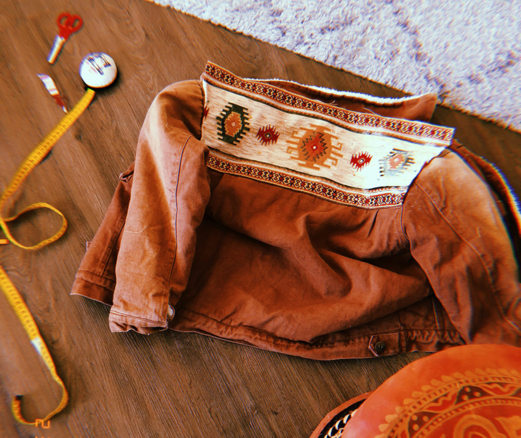 Boho Jacke wird aufgewertet